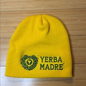 NWOT Yerba Madre (Yerba Mate) Yellow Beanie Hat